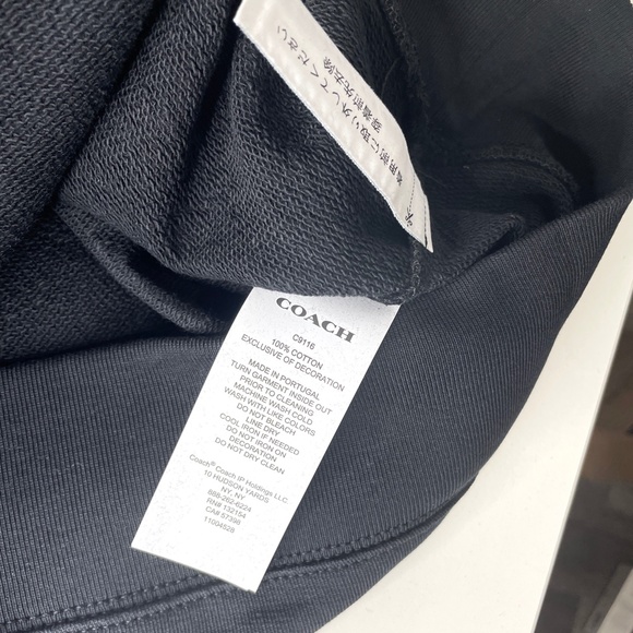 Coach Black Crew Neck Sweater - Picture 5 of 8